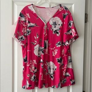 Floral Pink Women's Top